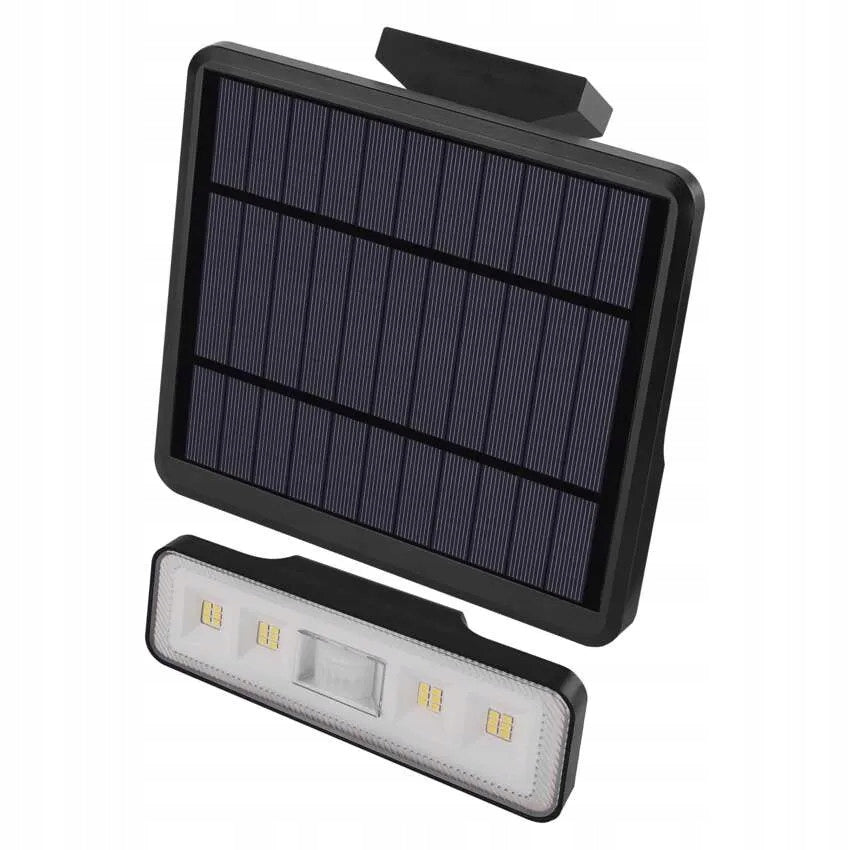 Solární LED reflektor SUNNO s pohybovým čidlem, černý, neutrální bílá Brand Emos