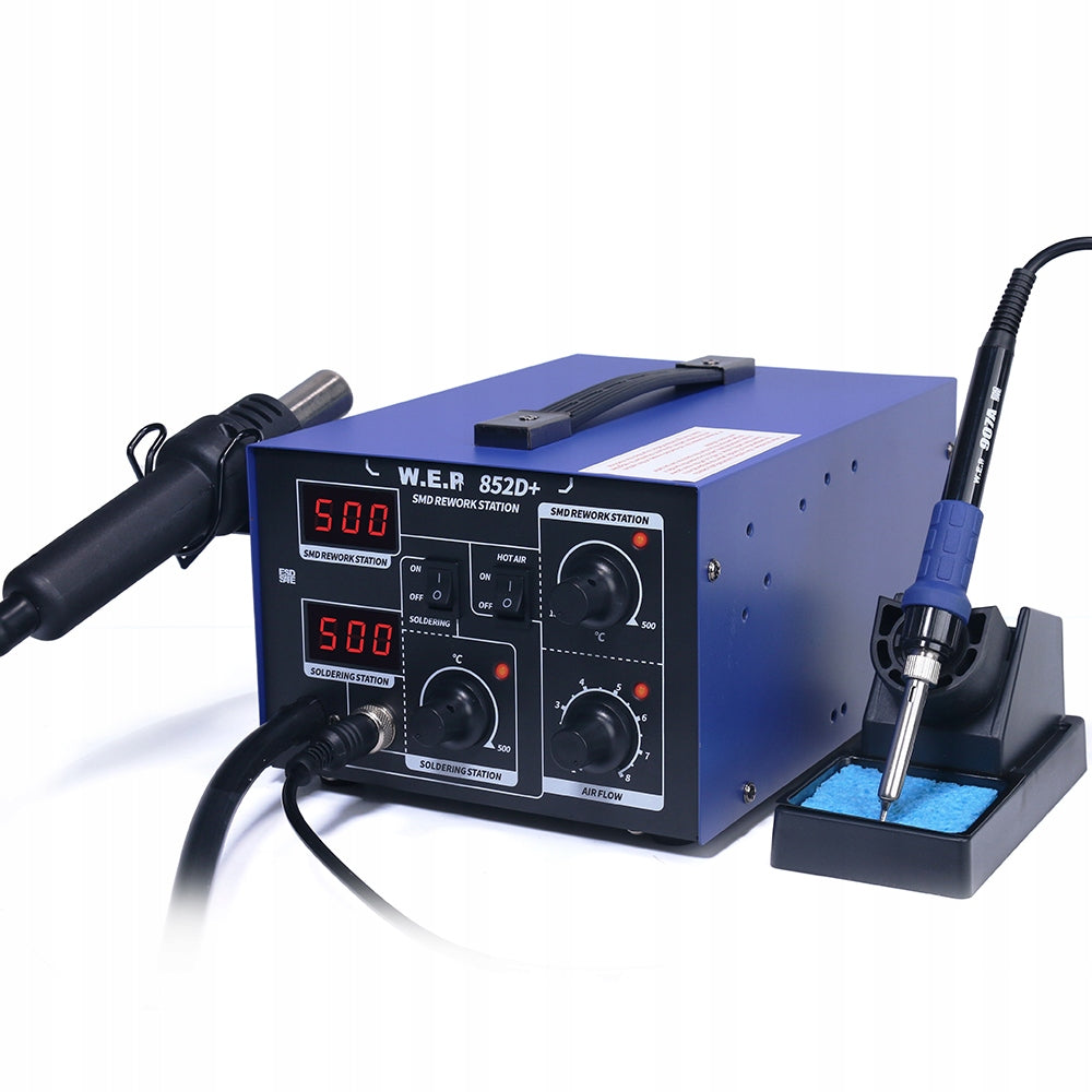 Soldering station WELDER 2in1 HOTAIR WEP 852D+ 700W hot air Packaging status original