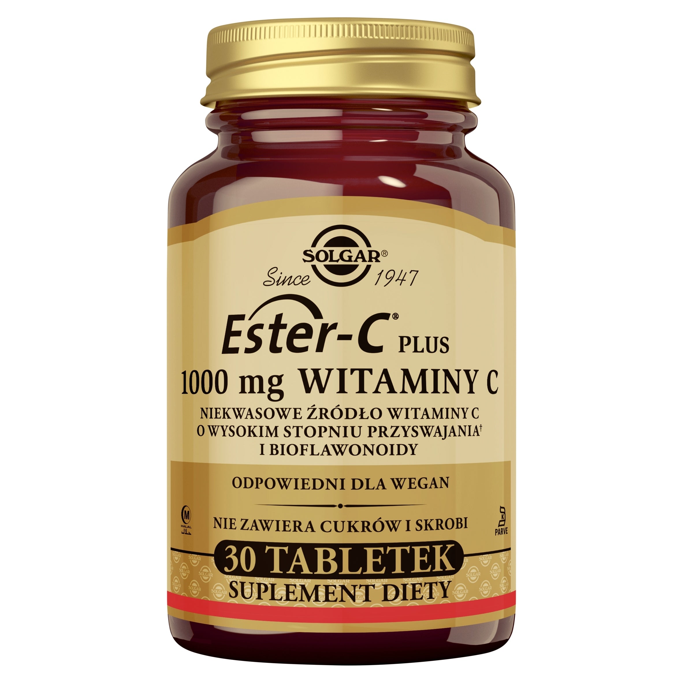 Solgar Ester-C Plus 1000 mg Vitamin C tablets 30 pcs Brand Solgar