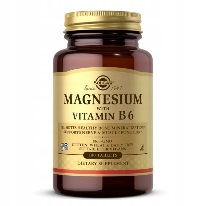 Solgar Magnesium + Vitamin B6 100 tablets