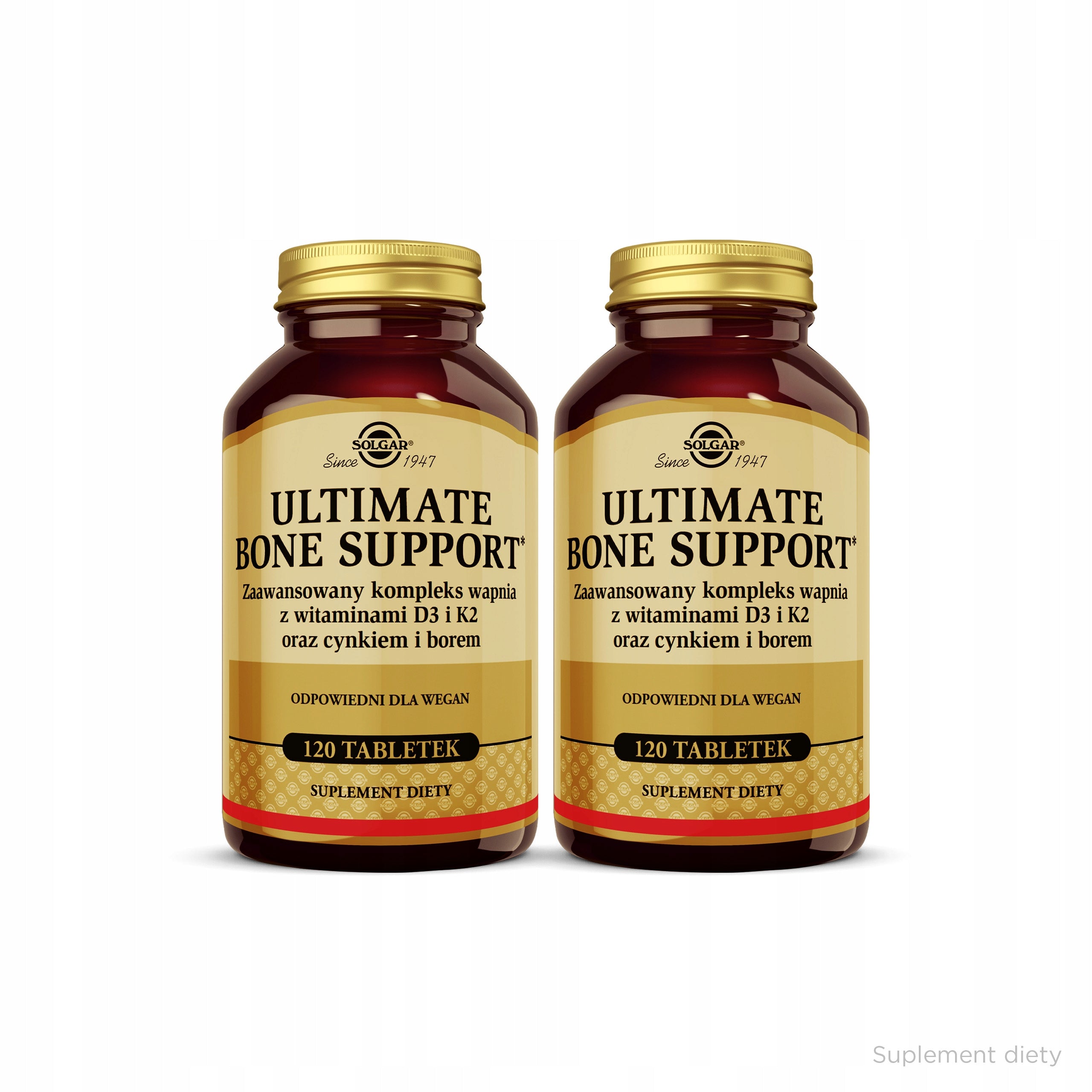 Solgar Ultimate Bone Support Vitamins for Bone Health 120 Tablets x2 EAN (GTIN) 8445291209114