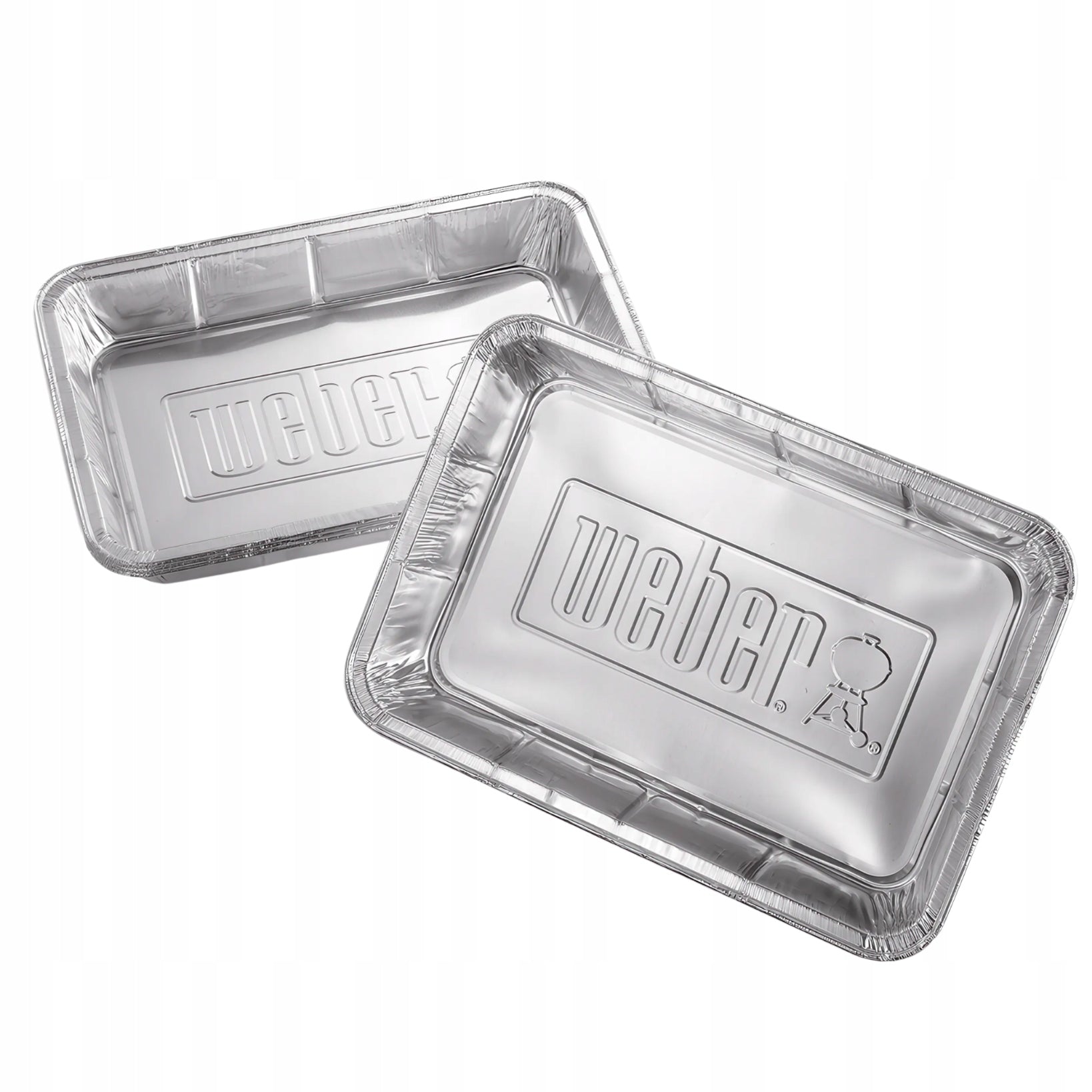 Solid GRILL TRAYS drip large cartridge ALUMINUM MOLDS Weber 10 pcs