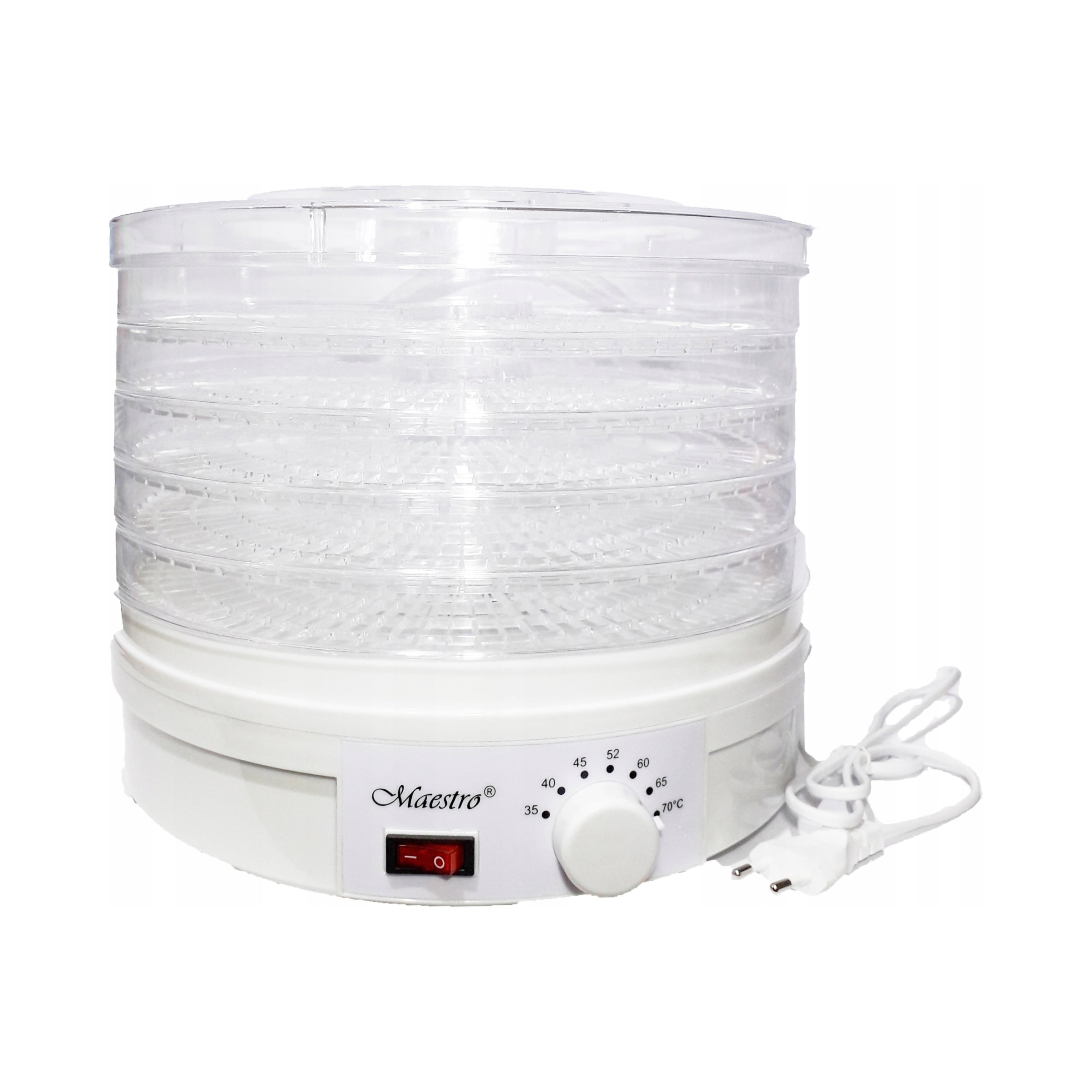 Solid Large Fruit Mushroom Dryer Herbs Maestro MR-765 245W 5 Sit Packaging status original