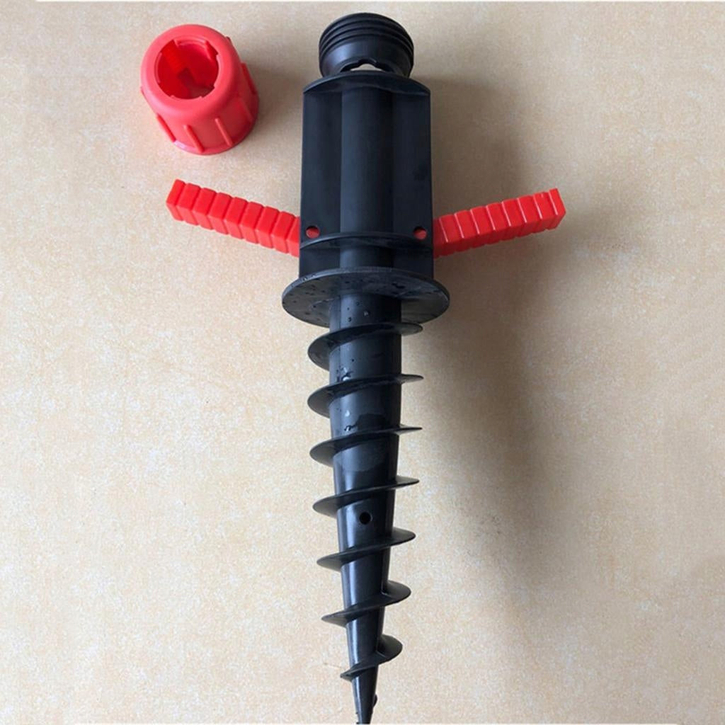 Solid Parasol Ground Anchor Umbrella Sand Holder Spike Camping Travel Tent