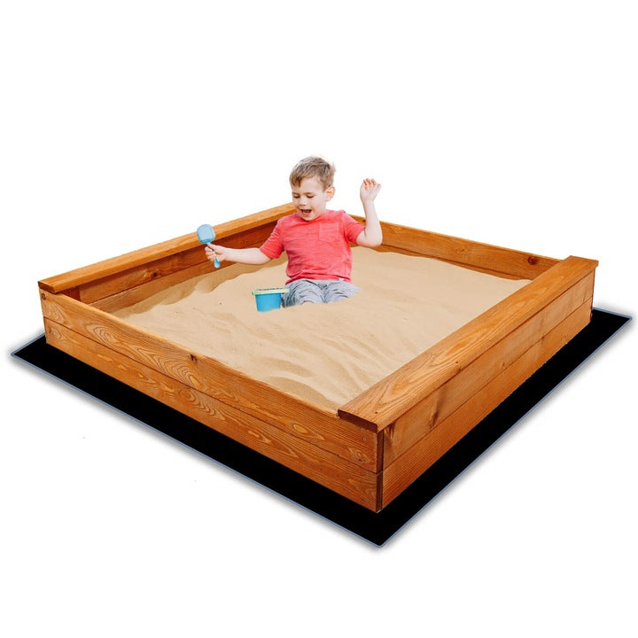 Solid WOODEN Sandbox IMPREGNATED OPEN 120x120 Cm PREMIUM Kind wooden