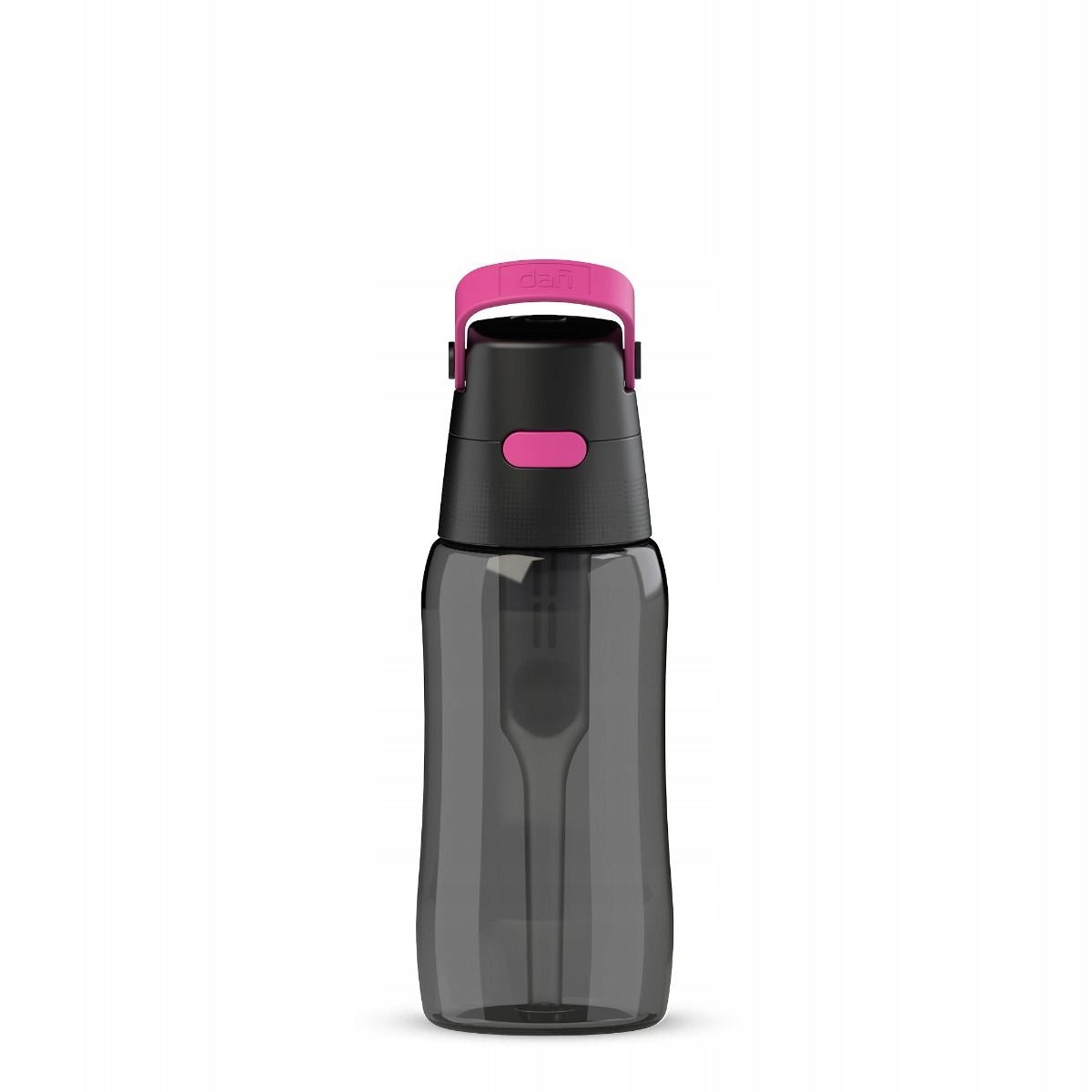 Solid filter bottle with water filter Dafi 0,5 L black flamingo pink