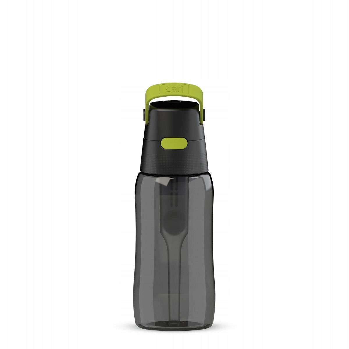 Solid filter bottle with water filter Dafi 0,5 L black lime