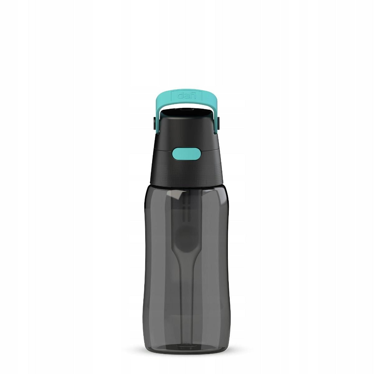 Solid filter bottle with water filter Dafi 0,5 L black turquoise