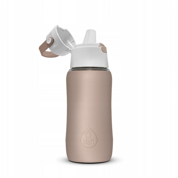 Solid filter bottle with water filter Dafi 0,5 L cappuccino brown silicone Manufacturer code D.BUT.SOLID.0.5E