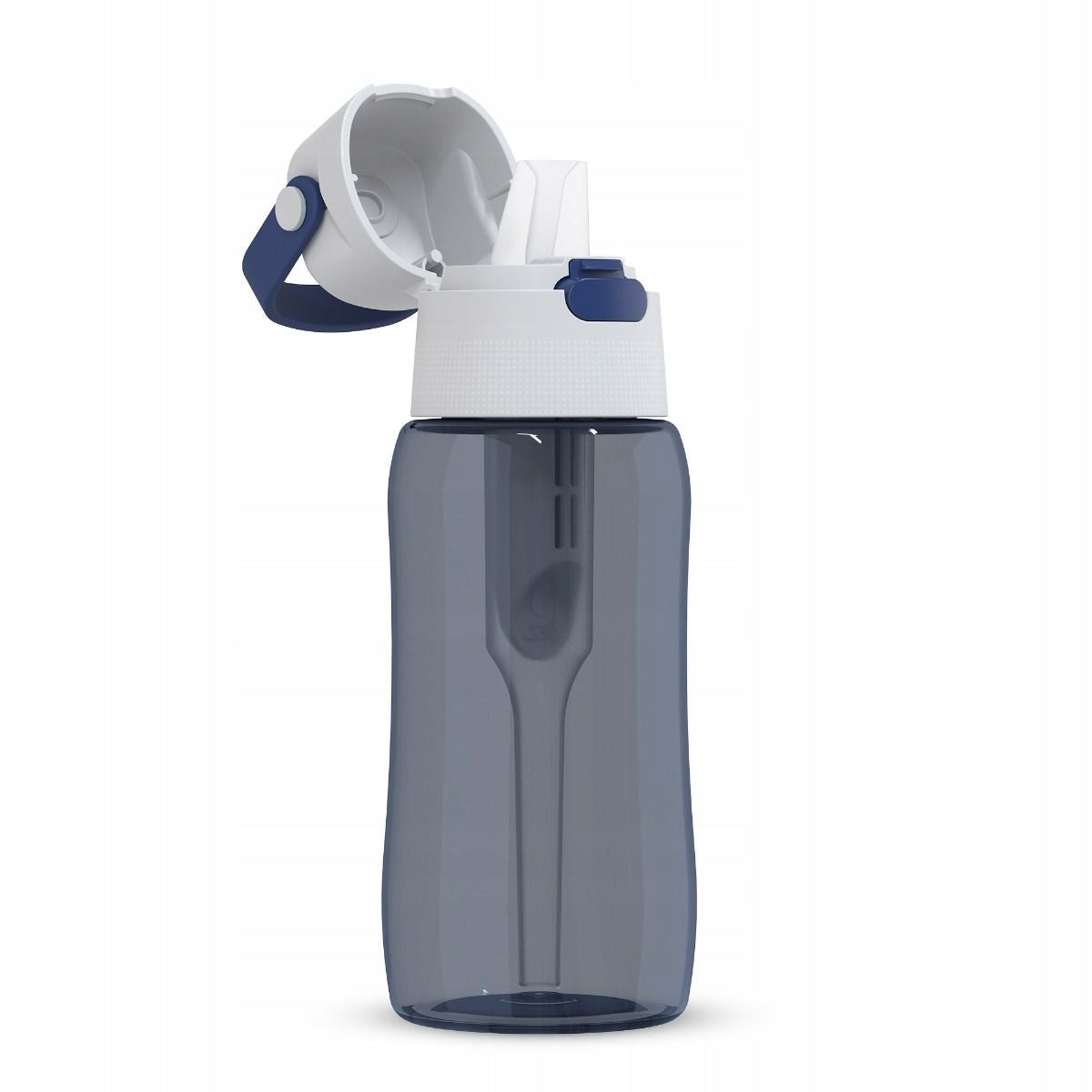Solid filter bottle with water filter Dafi 0,5 L denim grey blue