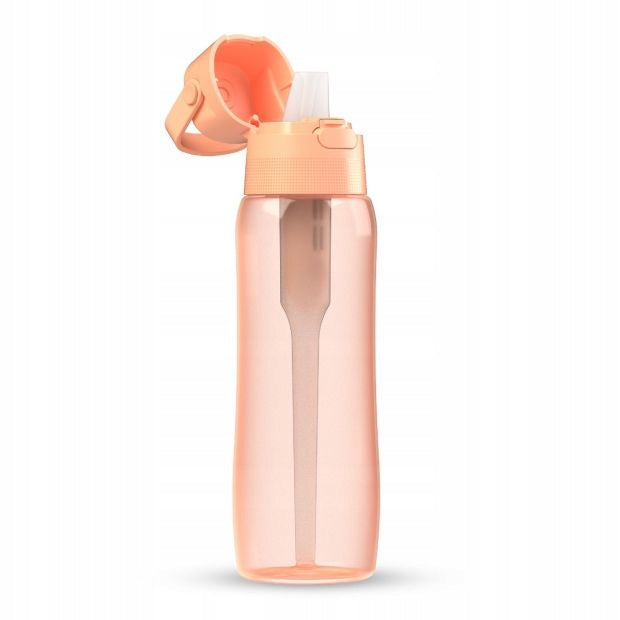 Solid filter bottle with water filter Dafi 0,7 L peach fuzz peach