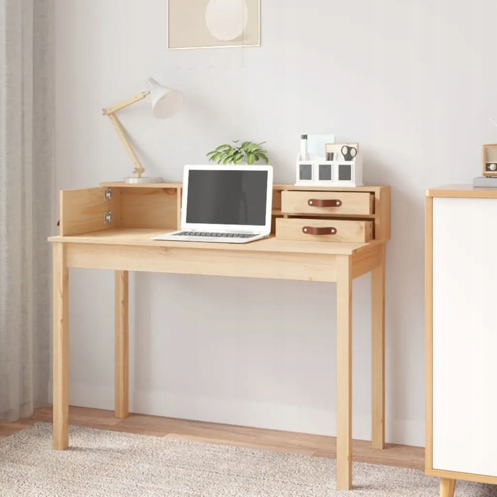 Solid pine wood computer desk, 110x50x93 cm Brand no brand