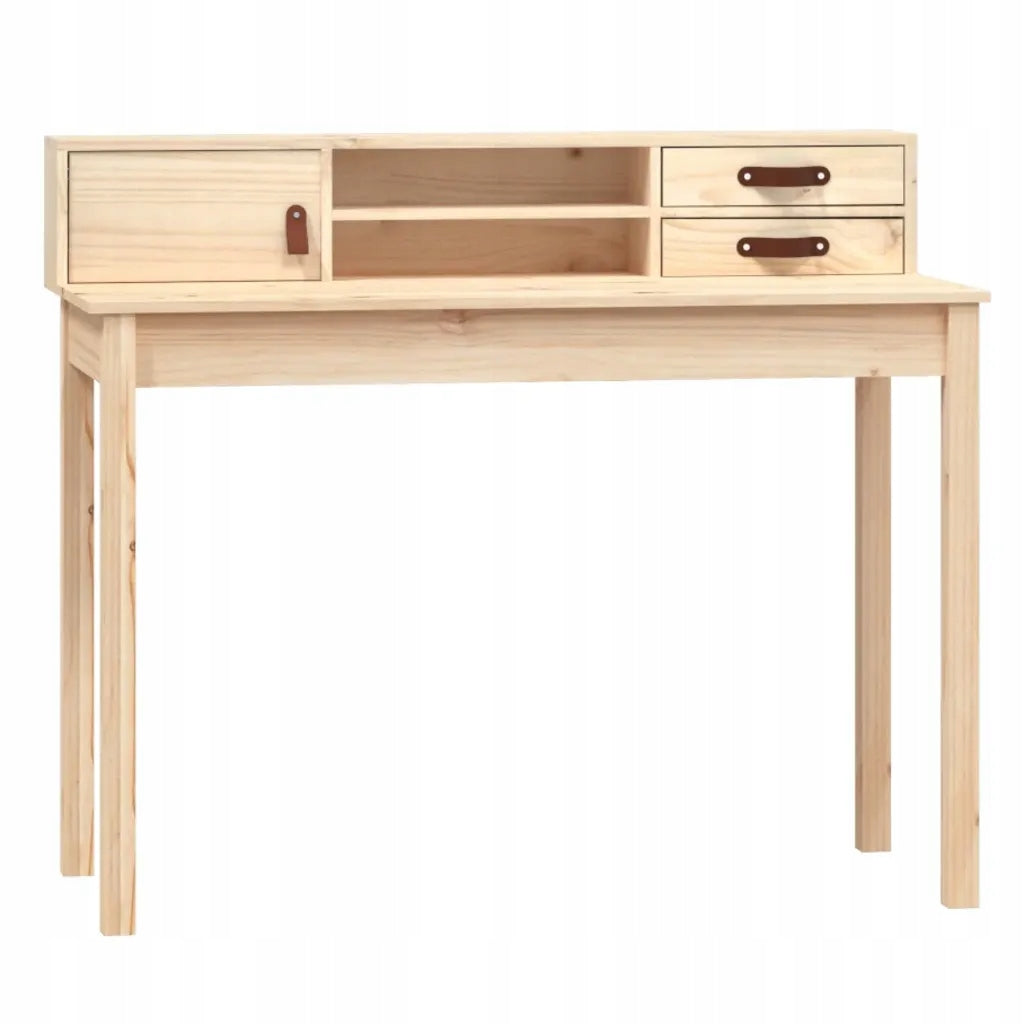 Solid pine wood computer desk, 110x50x93 cm