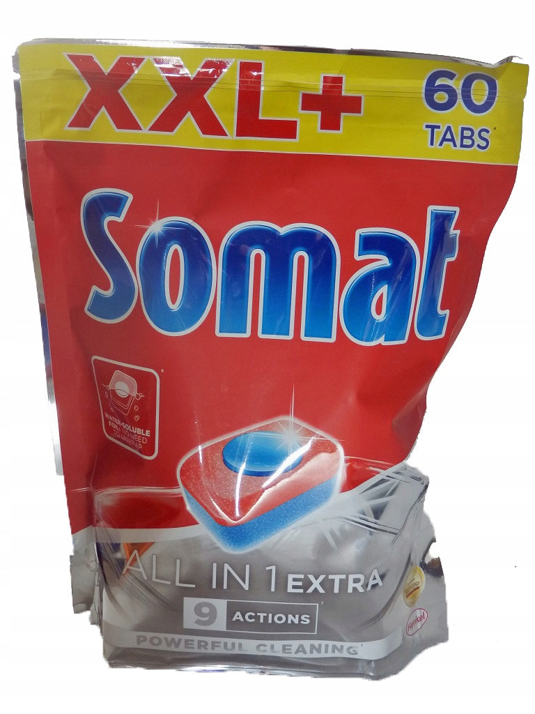 Somat ALL IN ONE EXTRA tablets for dishwasher cubes