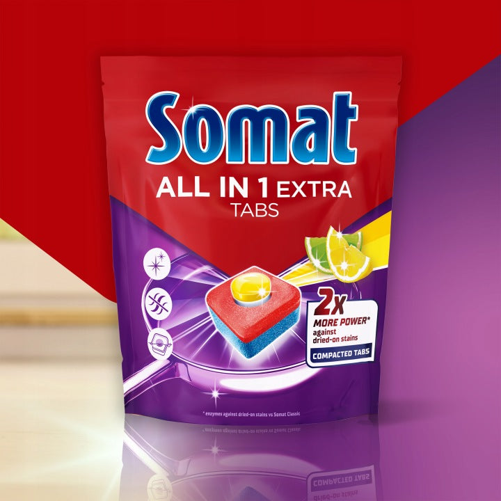Somat All In 1 Extra Dishwasher Tablets 1411g (85 Pieces) Manufacturer code 2957006