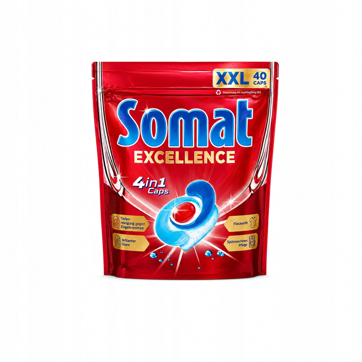 Somat Dishwasher Tablets Excellence 4in1 40 pcs.