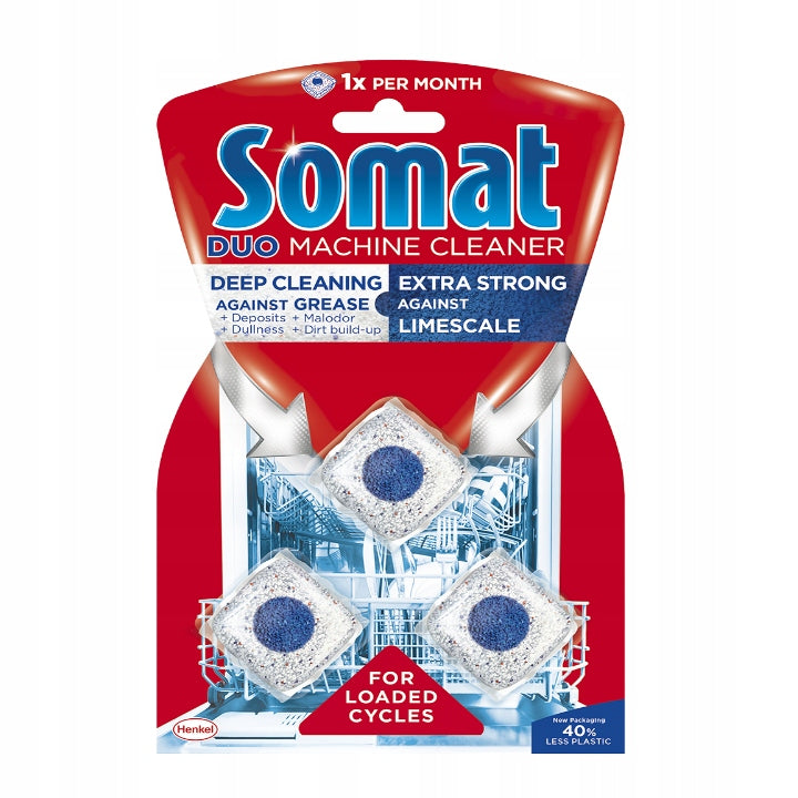 Somat Machine Cleaner Dishwasher Cleaner 3pcs