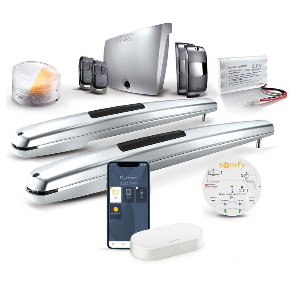 Somfy Exavia Star double-leaf gate drive 250 kg 2,5m + WiFi app