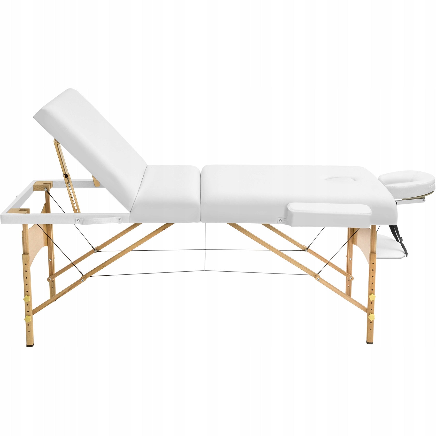 Somwang massage table with 7,5 cm padding with wooden frame Manufacturer code 404374