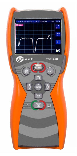 Sonel TDR-420 reflectometer Manufacturer code WMPLTDR420