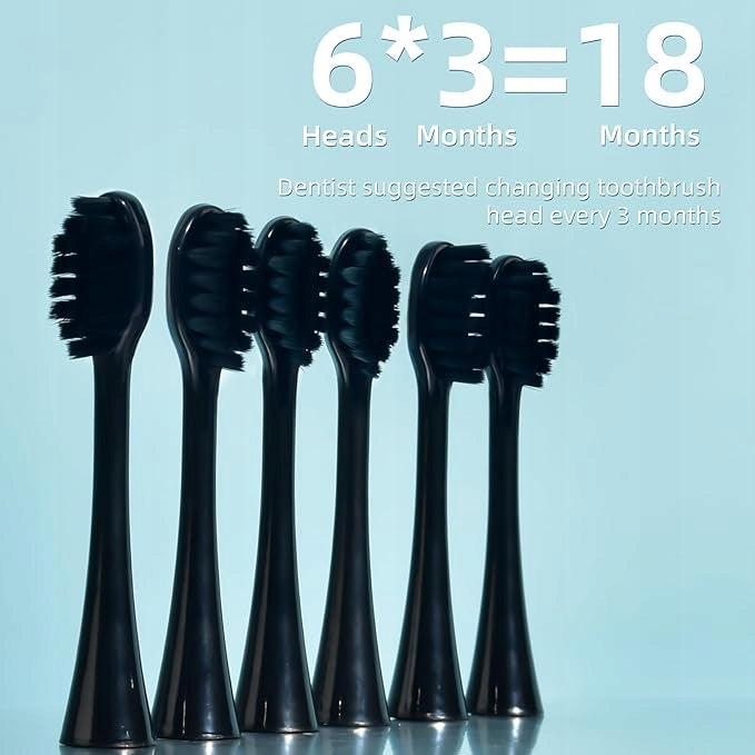 Sonic Electric Toothbrush 5 Modes + 6 Dupont IPX7 Heads EAN (GTIN) 5902186505360