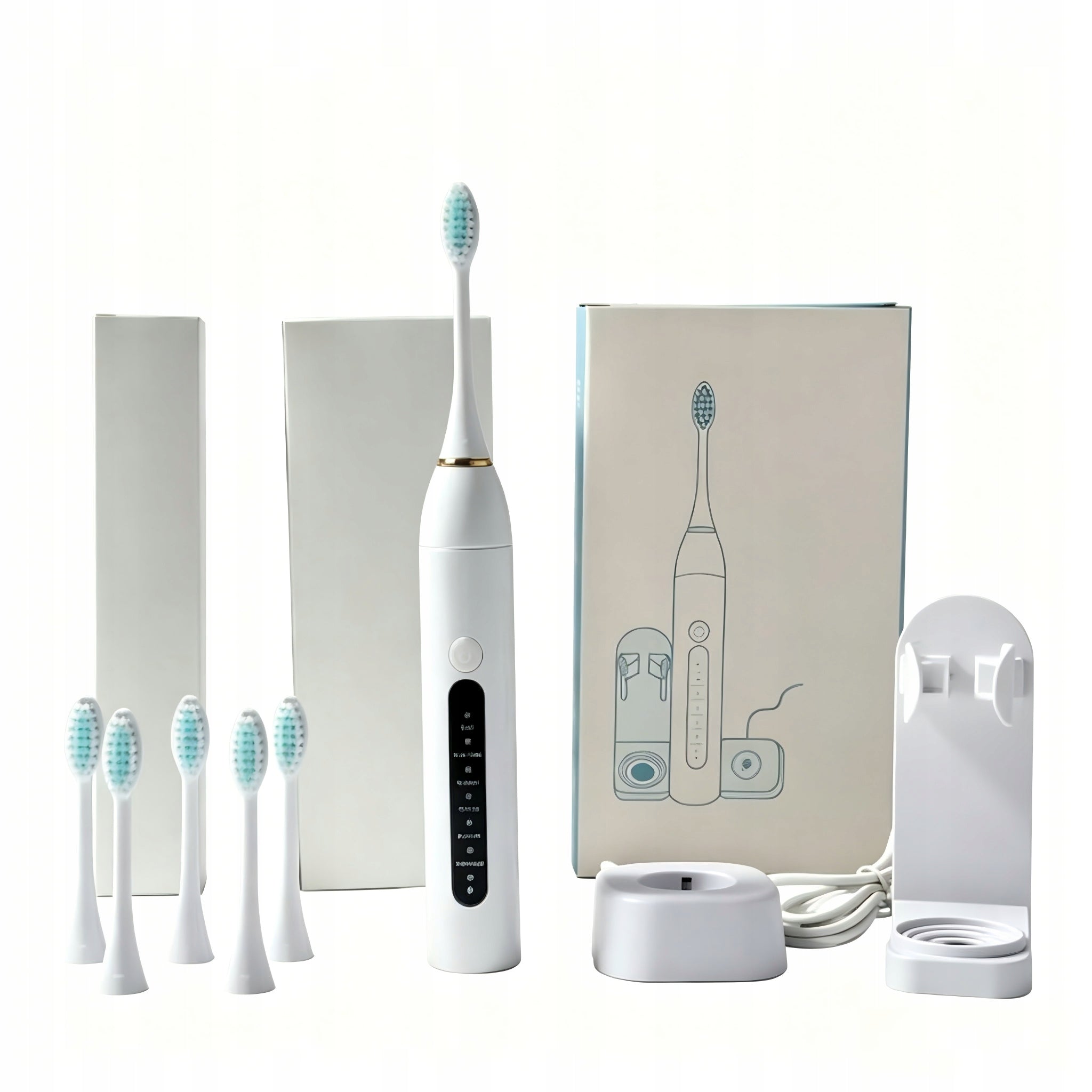 Sonic Electric Toothbrush, 6 Modes, Wireless Charging