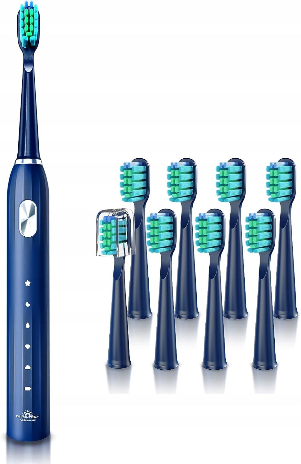 Sonic Electric Toothbrush + 9 Heads 5 Modes Timer