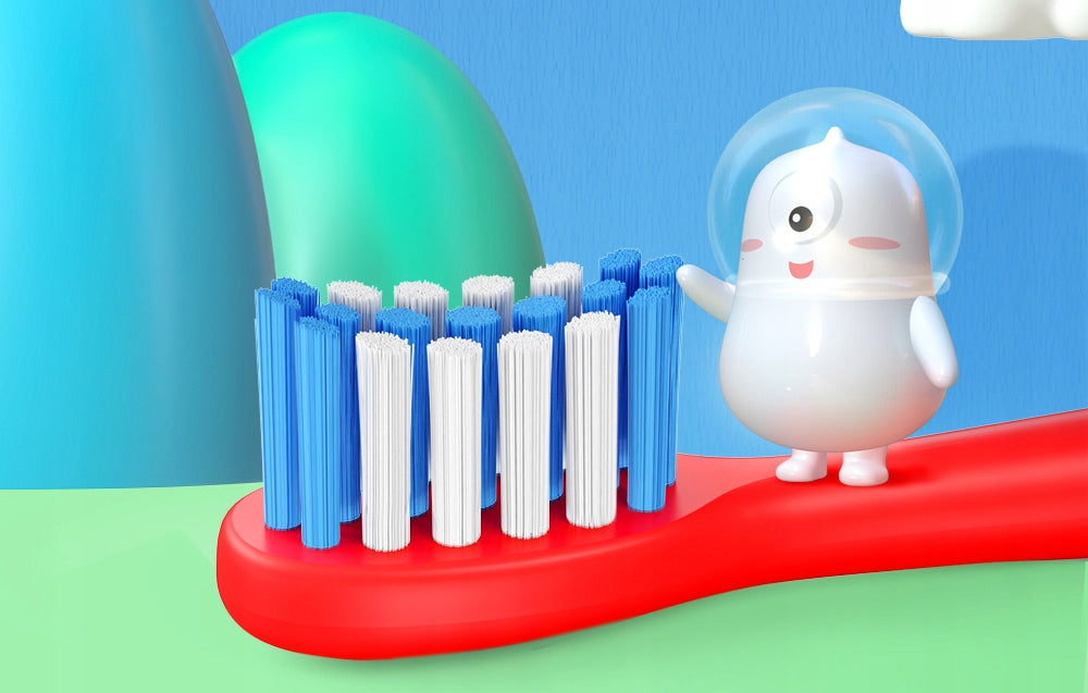 Sonic Electric Toothbrush for Children Red + Accessories Kind toothbrush