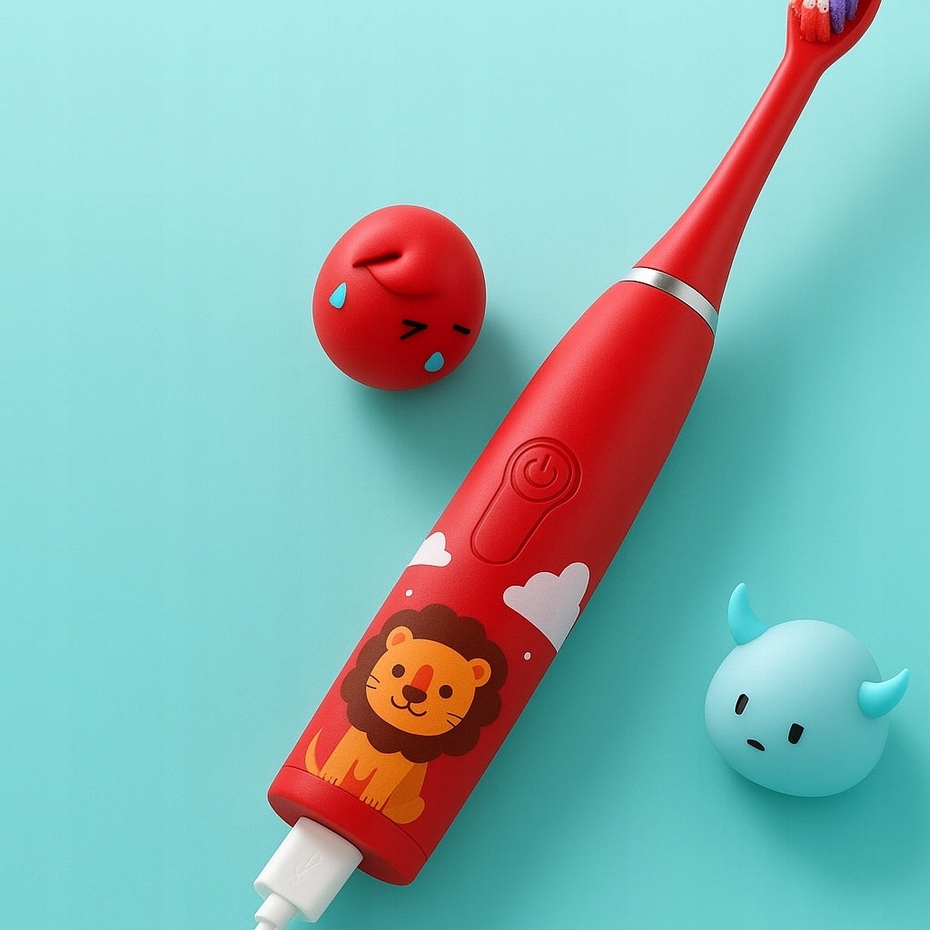 Sonic Electric Toothbrush for Children Red + Akcesoria Manufacturer code Red