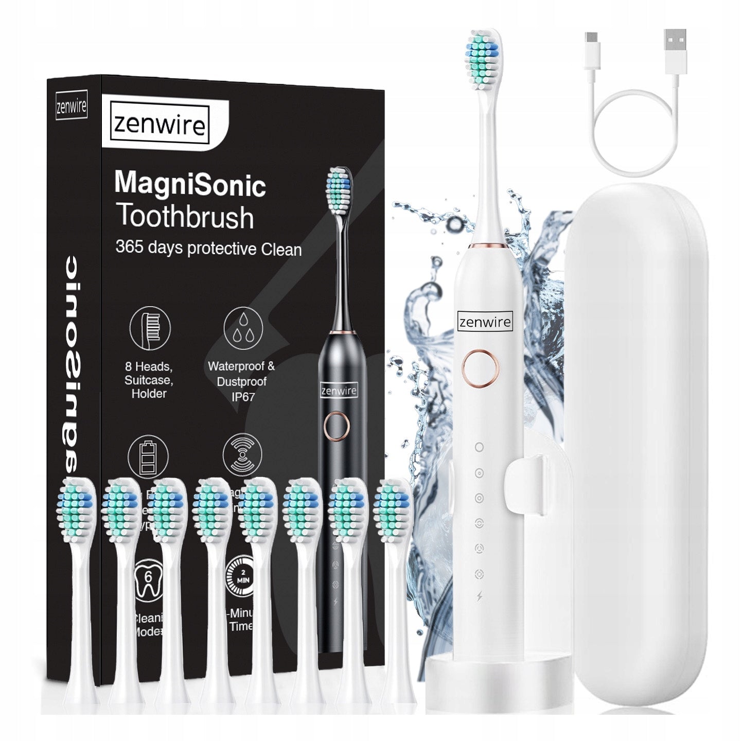 Sonic Magnetic Electric Toothbrush for Adult Children