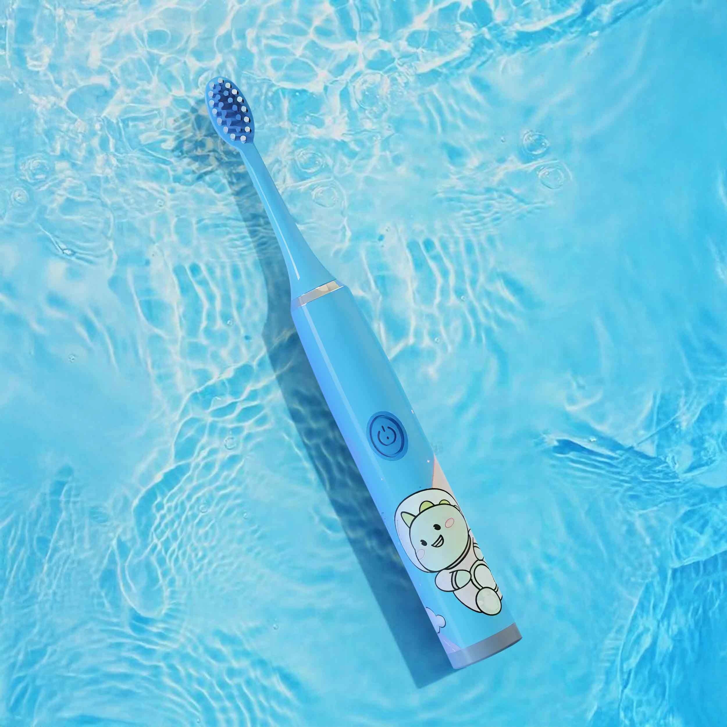 Sonic Space Toothbrush for Kids Electric Toothbrush +12 Tips Packaging status original