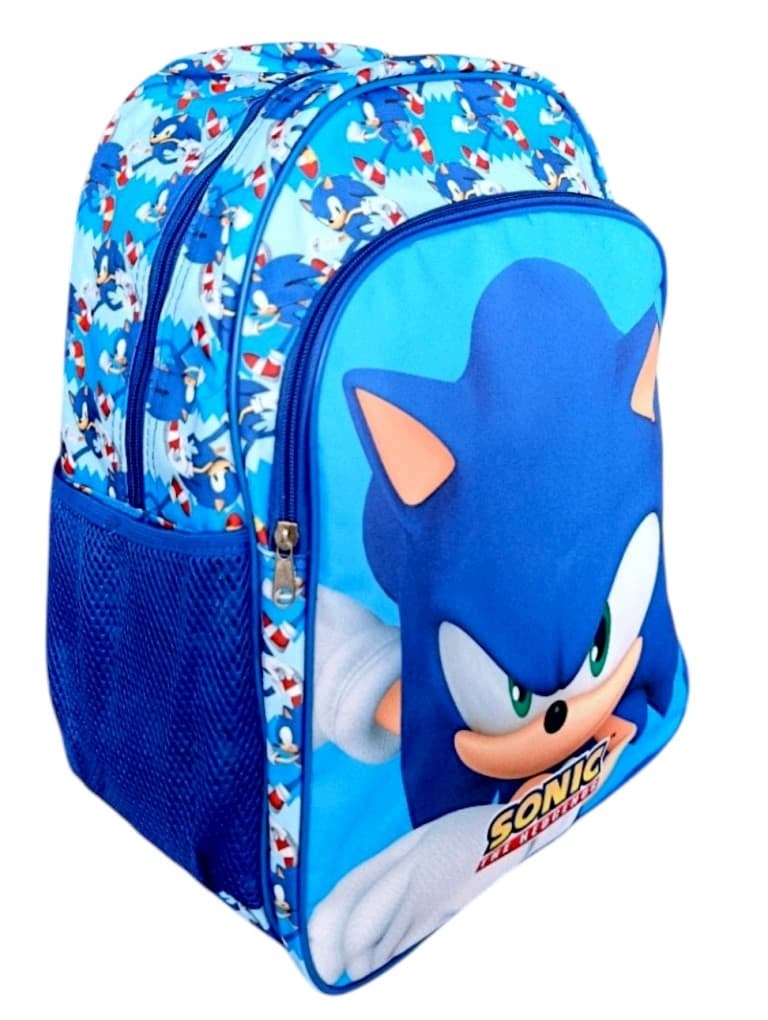 Sonic The Hedgehog School Backpack 40x30x17 cm with Pockets