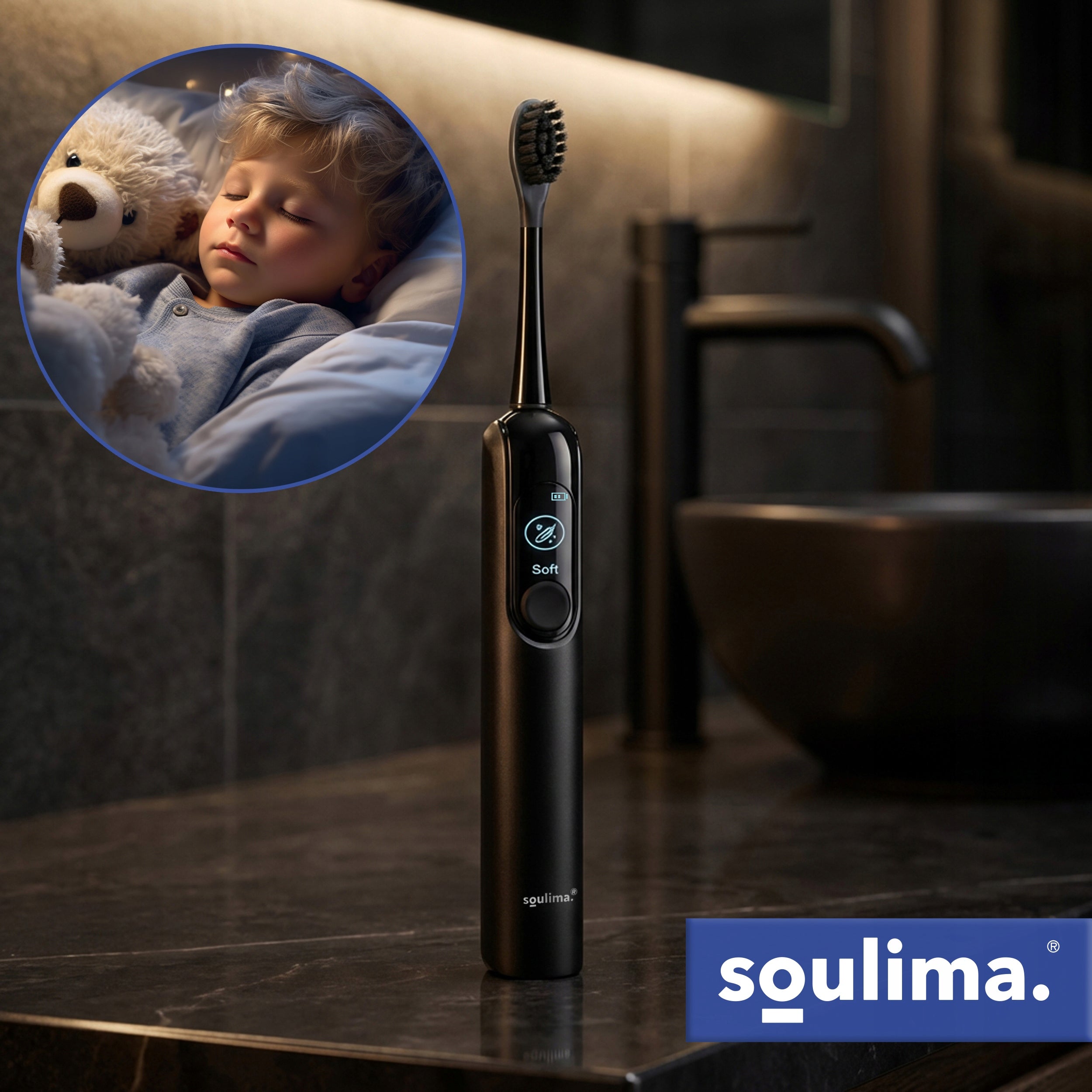 Sonic Toothbrush Electric Induction 90 thousand r/min + 6 Tips Packaging status original