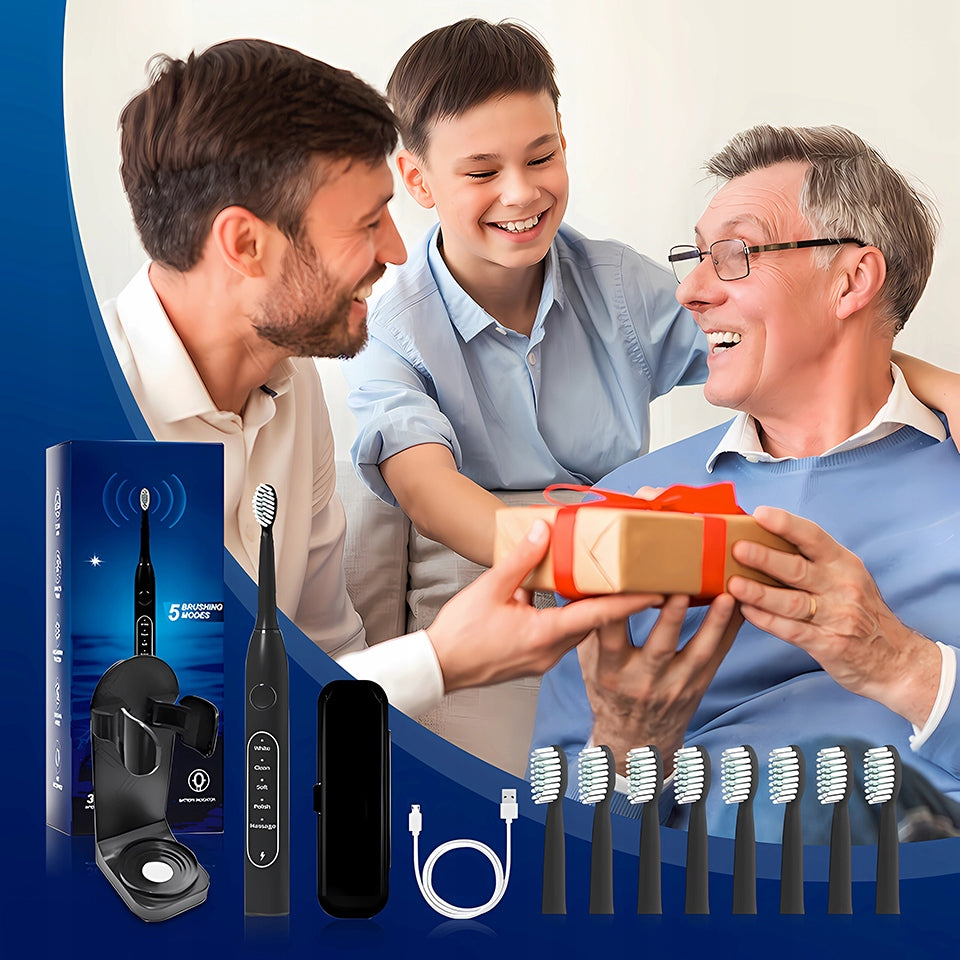 Sonic Toothbrush - Set of Case + 8 Tips Gift Manufacturer code 06910846138024