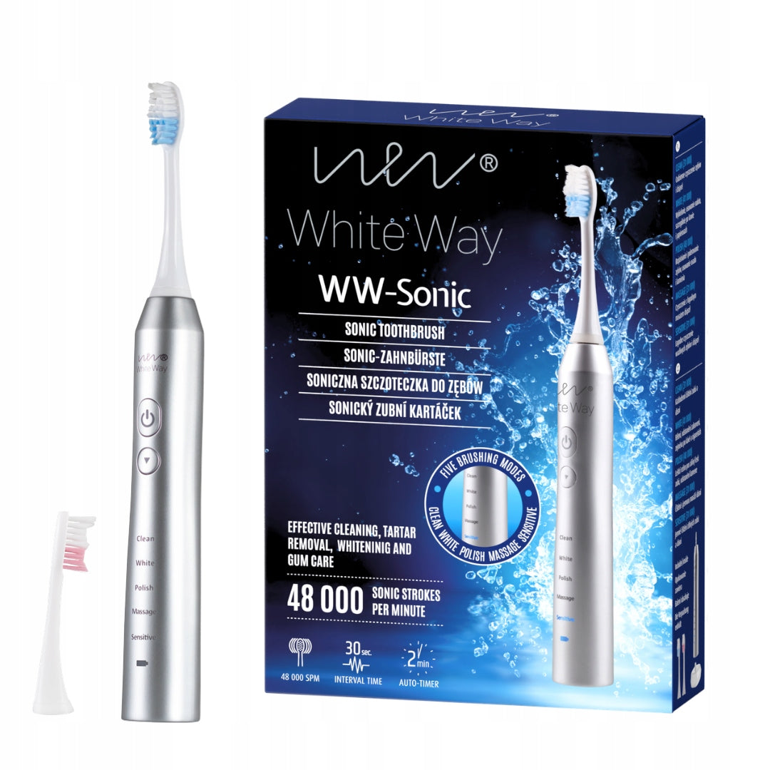 Sonic Toothbrush WW-Sonic WHITE WAY Silver