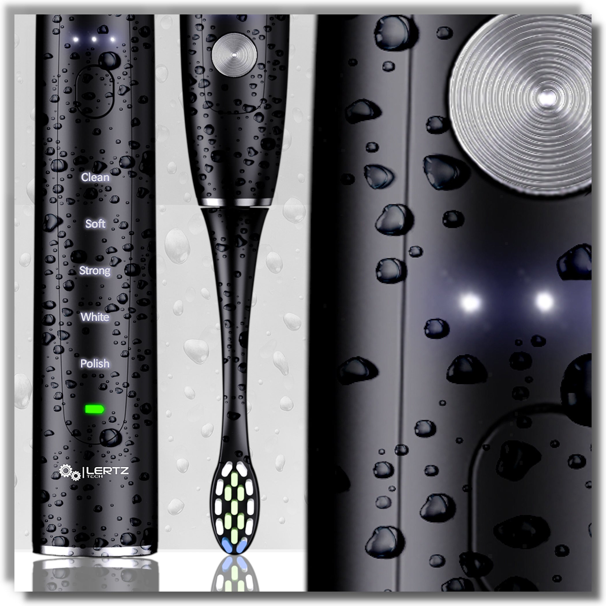 Sonic electric toothbrush 6 tips INDUCTION 80tys r/min 15 MODES Medical device no