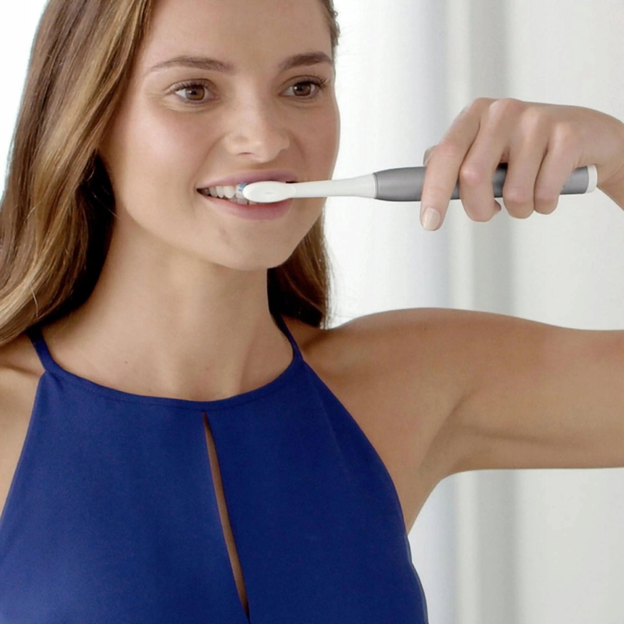 Sonic electric toothbrush Oral-B Pulsonic Slim Luxe 4000 Silver 3 modes Packaging status original