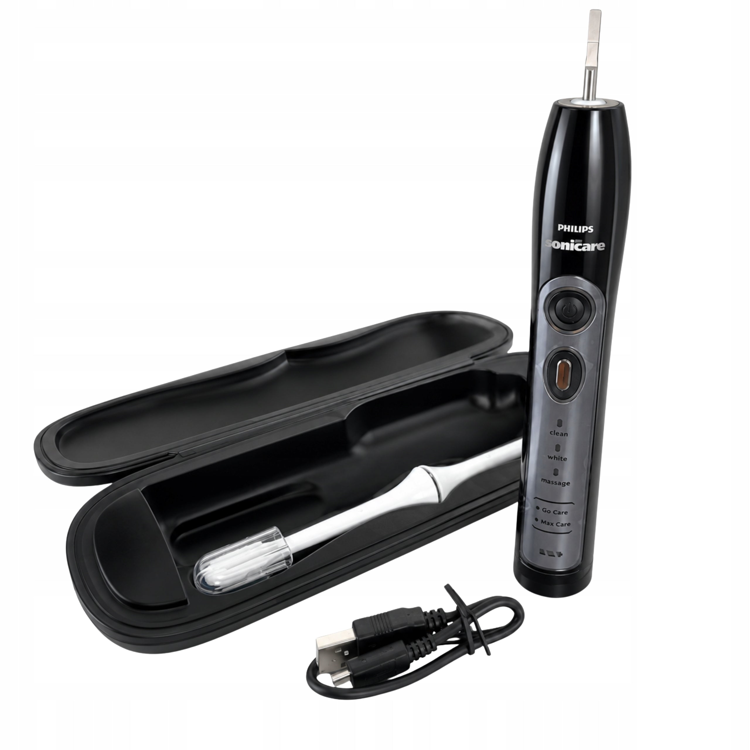 Sonic electric toothbrush Philips Sonicare FlexCare Platinum HX9172 black case