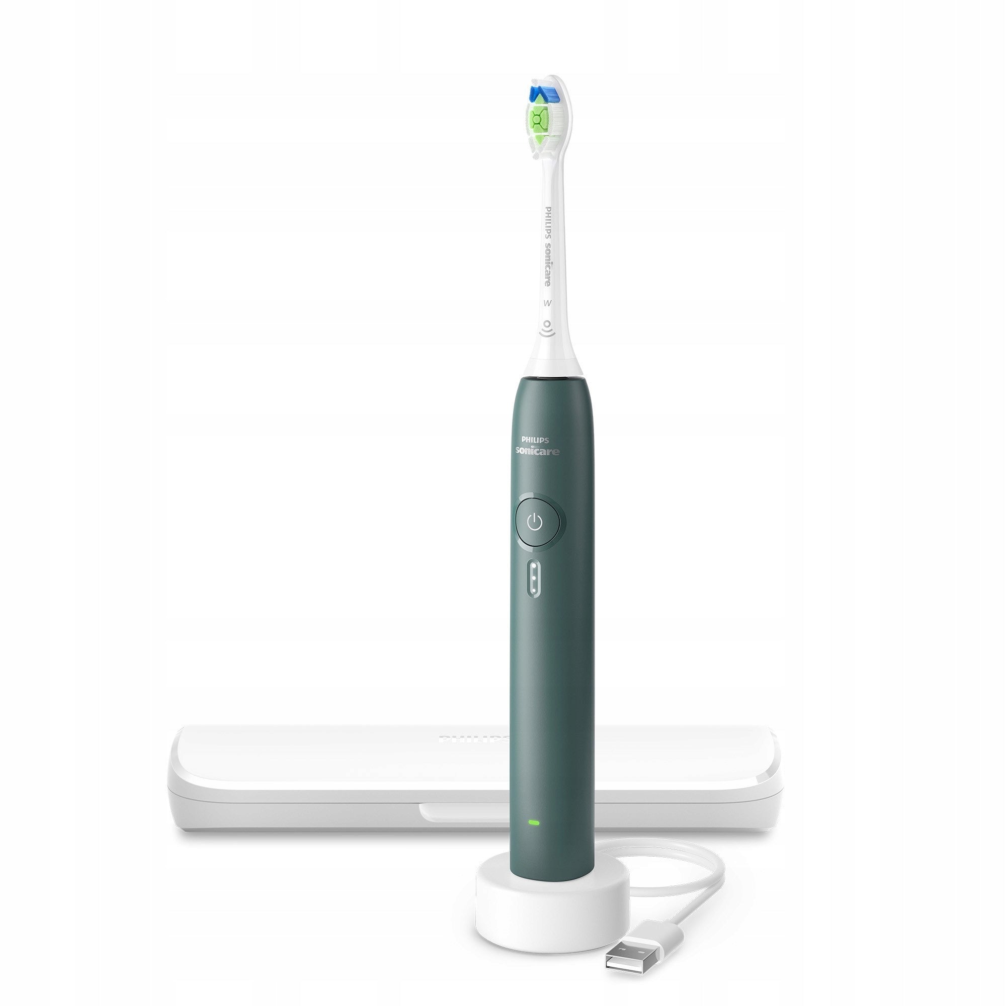 Sonic electric toothbrush Philips green with pressure sensor HX4033/26 Manufacturer code HX4033/26