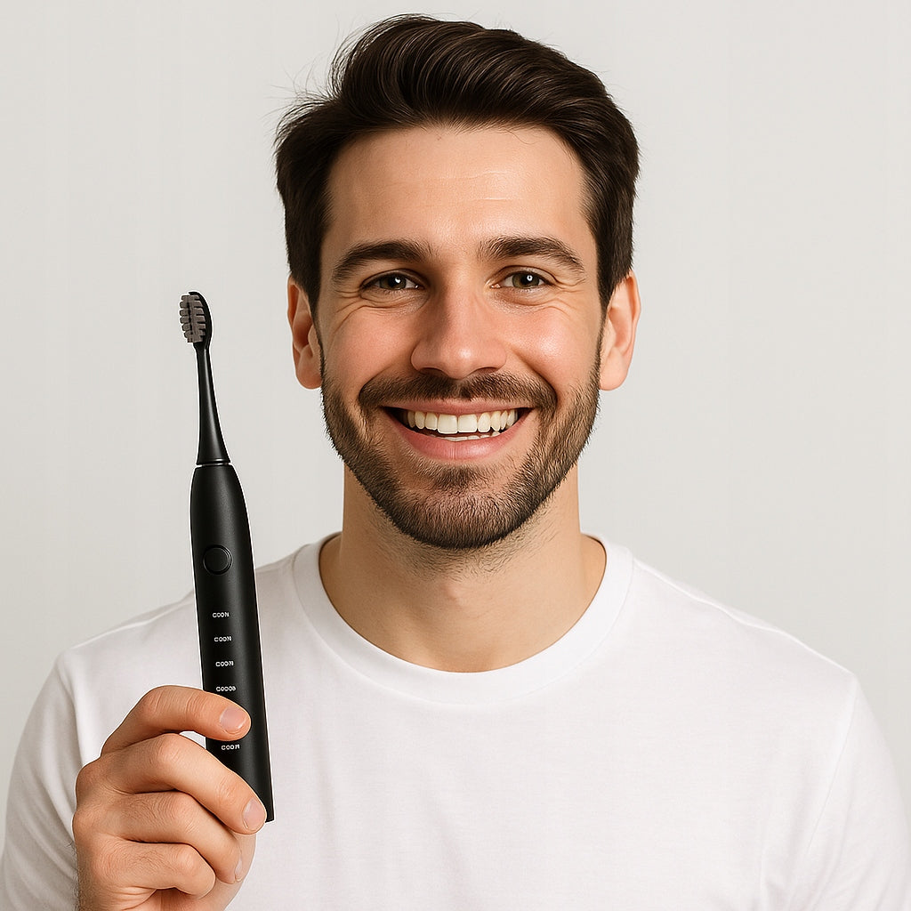 Sonic toothbrush, 6 modes, 4 tips, 90tys r/min, capacious battery Medical device no