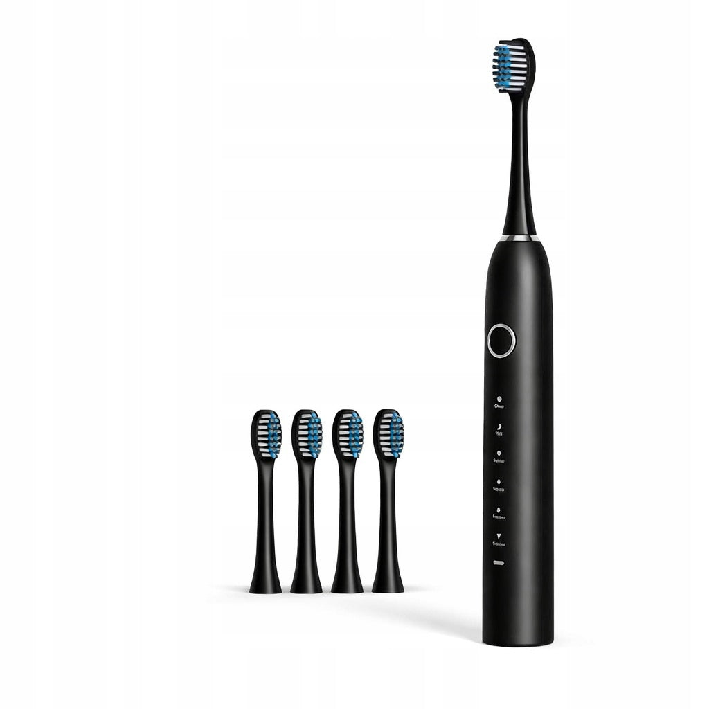 Sonic toothbrush, 6 modes, 4 tips, 90tys r/min, capacious battery Packaging status original