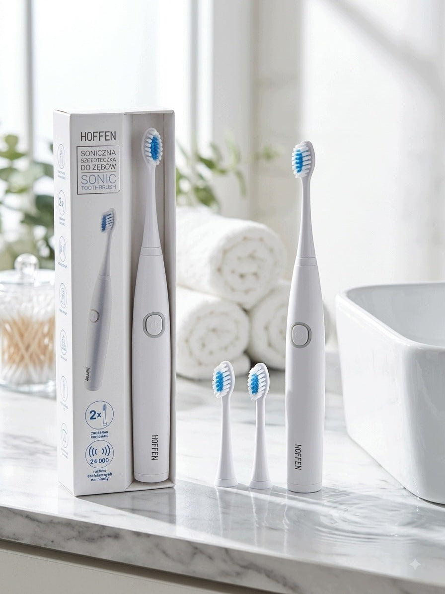 Sonic toothbrush Hoffen IPX7 WHITE 24000 MOVEMENTS/MIN Packaging status original