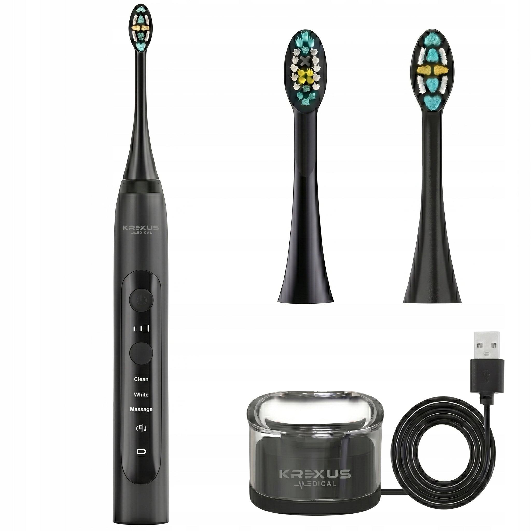 Sonic toothbrush Krexus Medical 84000 movements 9 Modes Whitening Timer