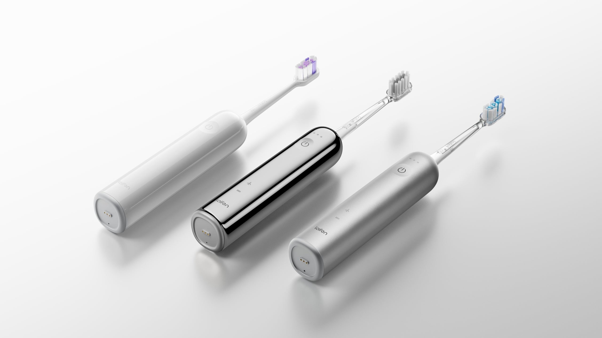 Sonic toothbrush Laifen Wave aluminium grey, oscillations, timer Manufacturer code LFTB01-A
