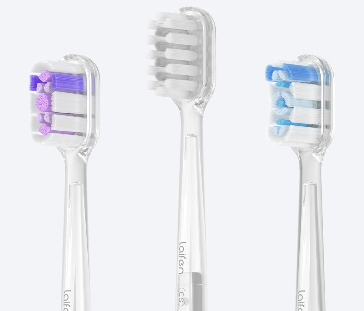 Sonic toothbrush Laifen Wave cordless silver 3 tips Packaging status original