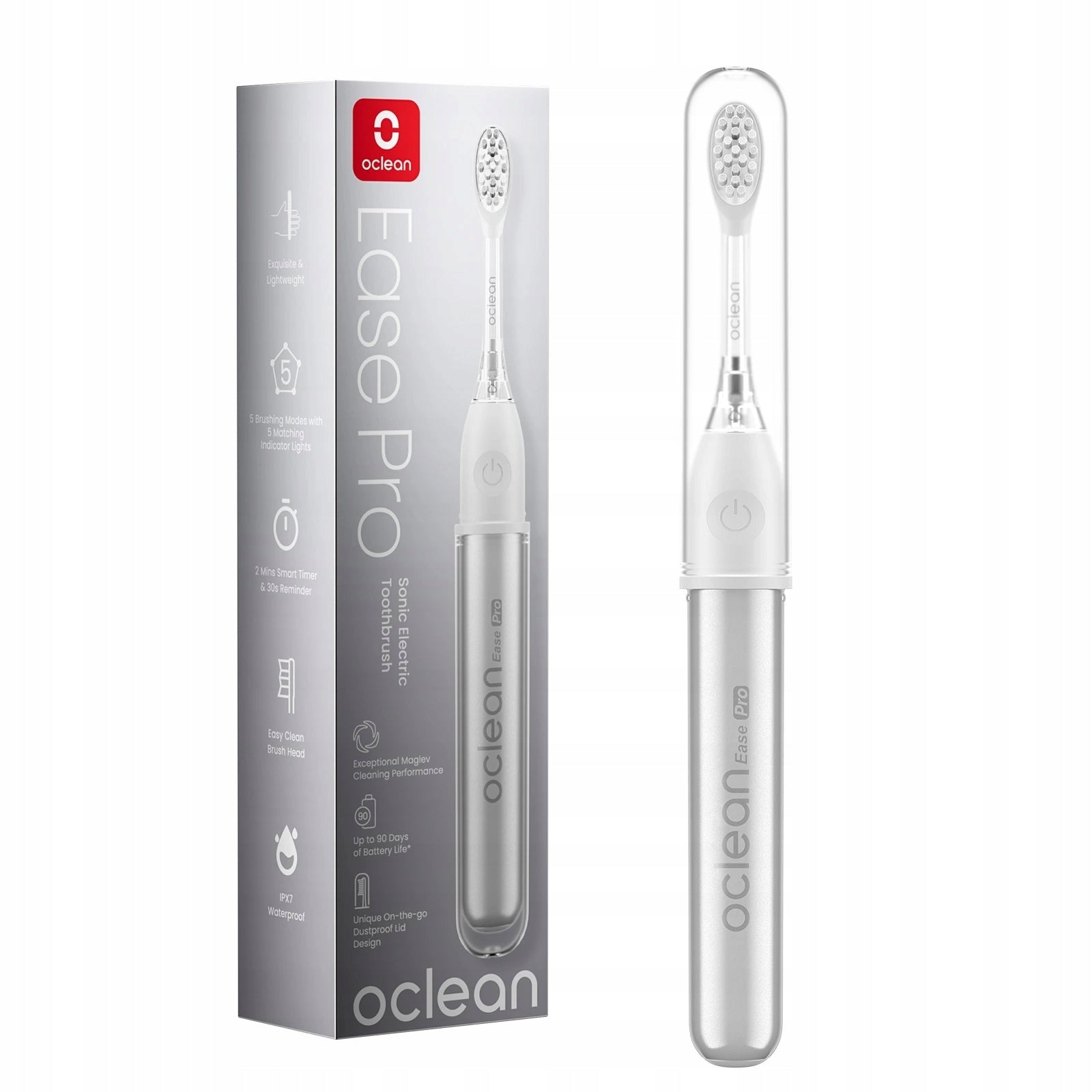 Sonic toothbrush OCLEAN Ease Pro 72 000 r/min. Silver