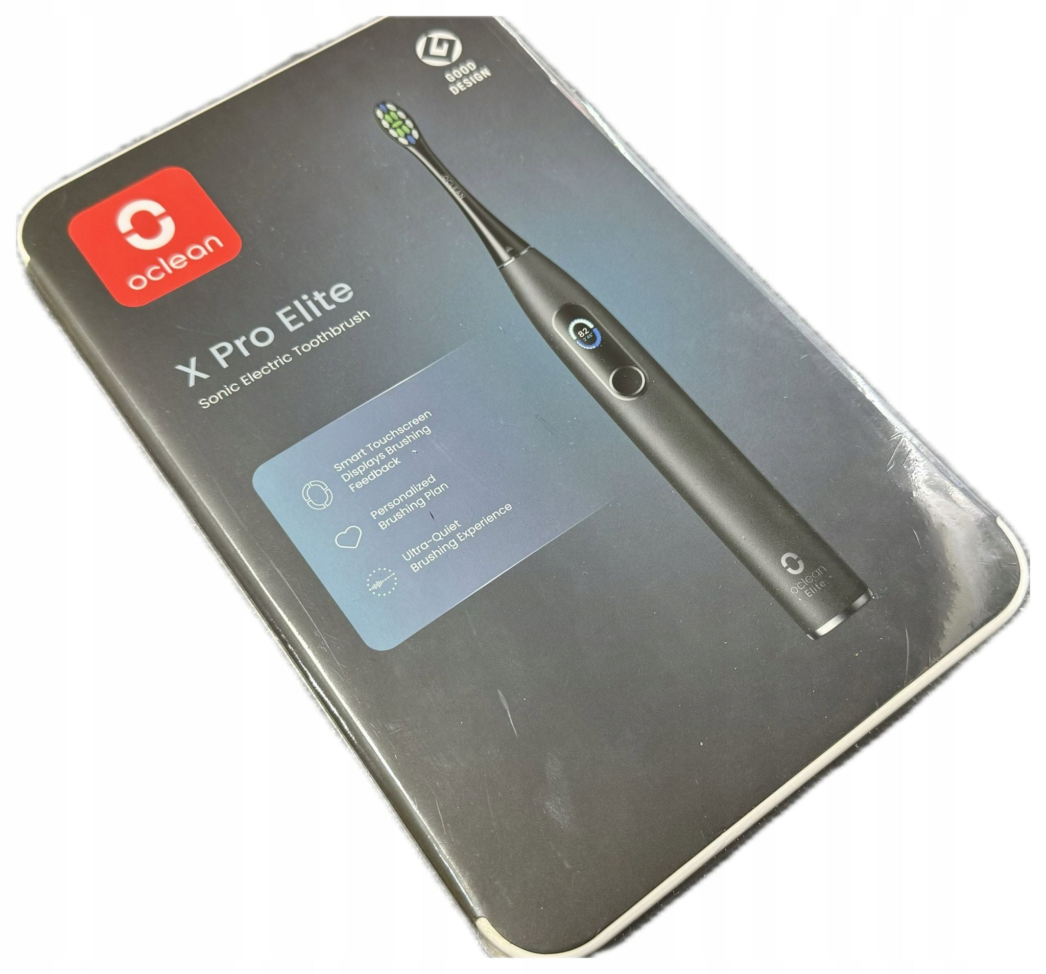 Sonic toothbrush OCLEAN X Pro Elite black Bluetooth app
