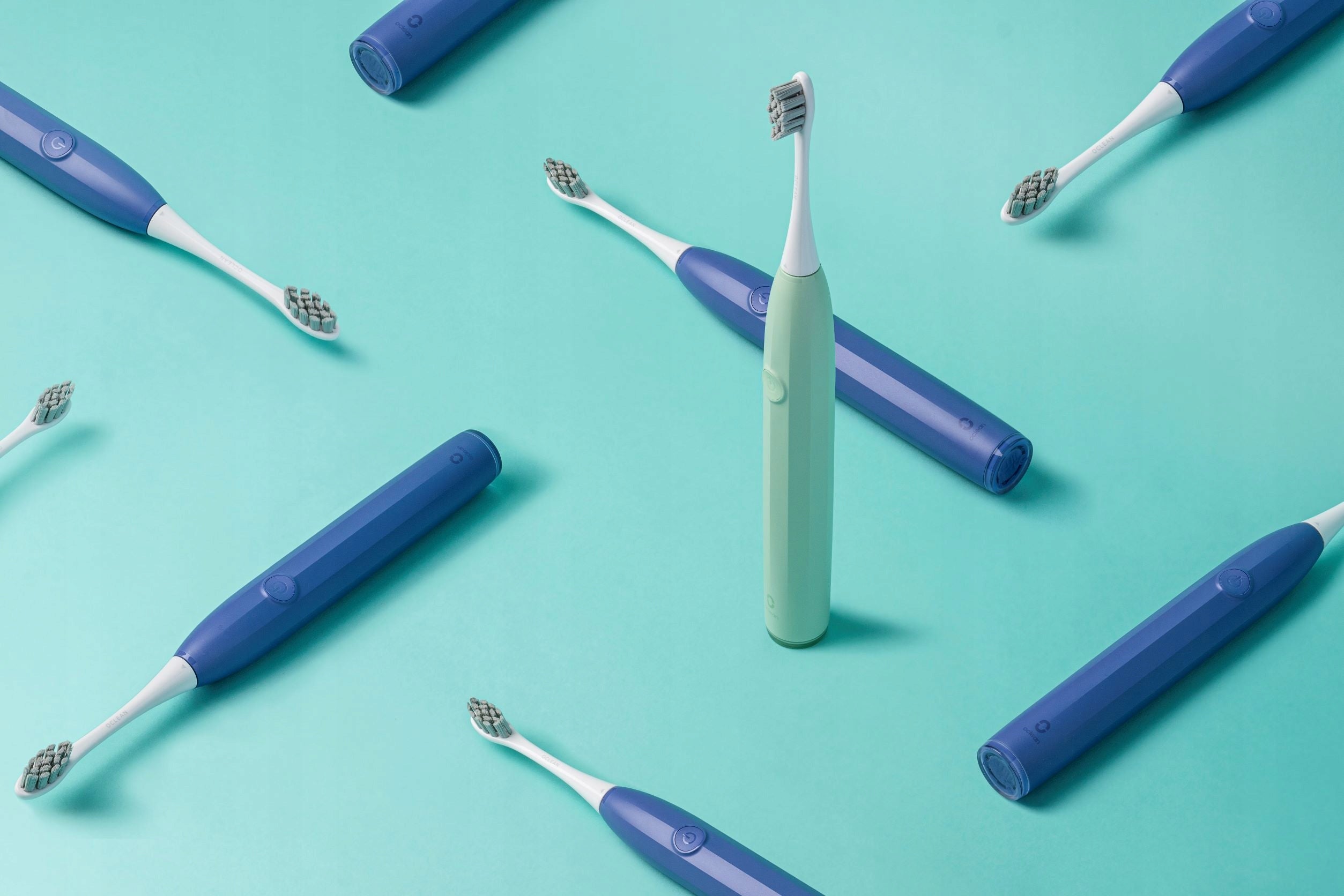 Sonic toothbrush Oclean Endurance green Manufacturer code C01000376