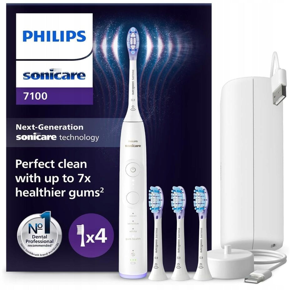 Sonic toothbrush Philips Sonicare 7100 HX7420/08 white 4 modes