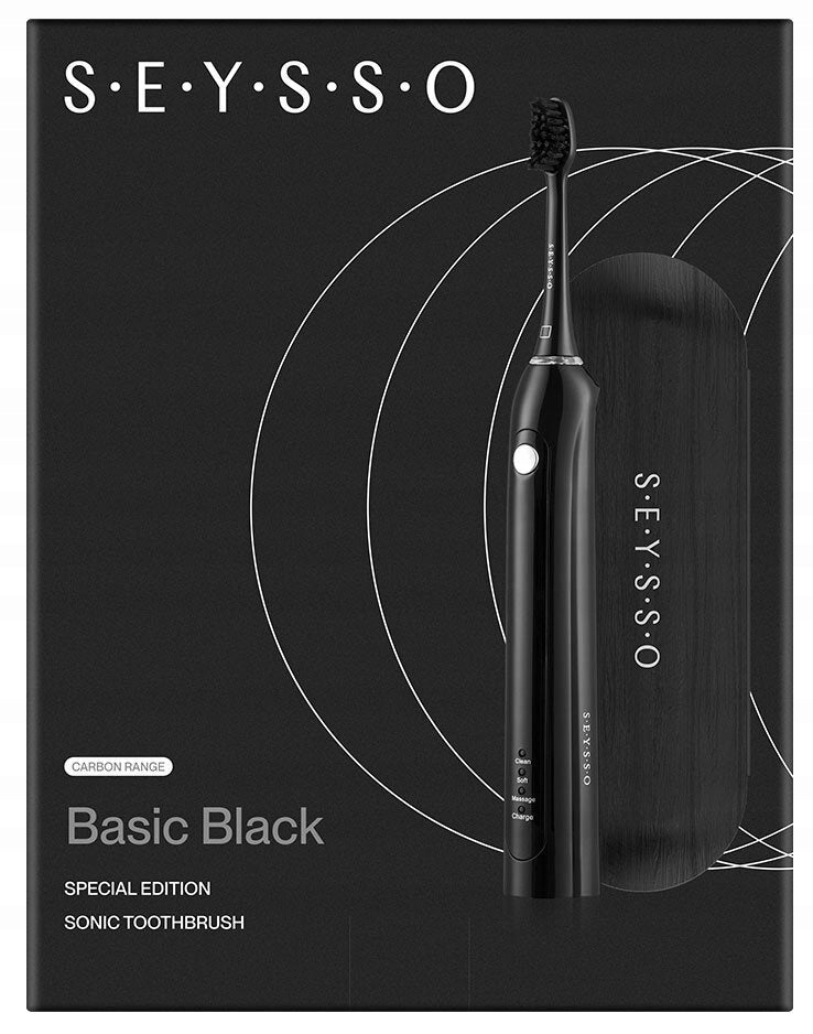 Sonic toothbrush SEYSSO Carbon Basic Black Brush type sonic